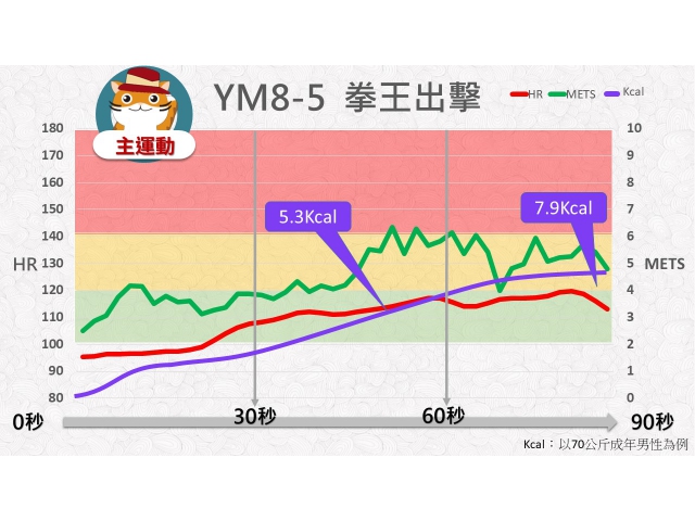 第08周: C.中強度運動05(YM8-5)/拳王出擊